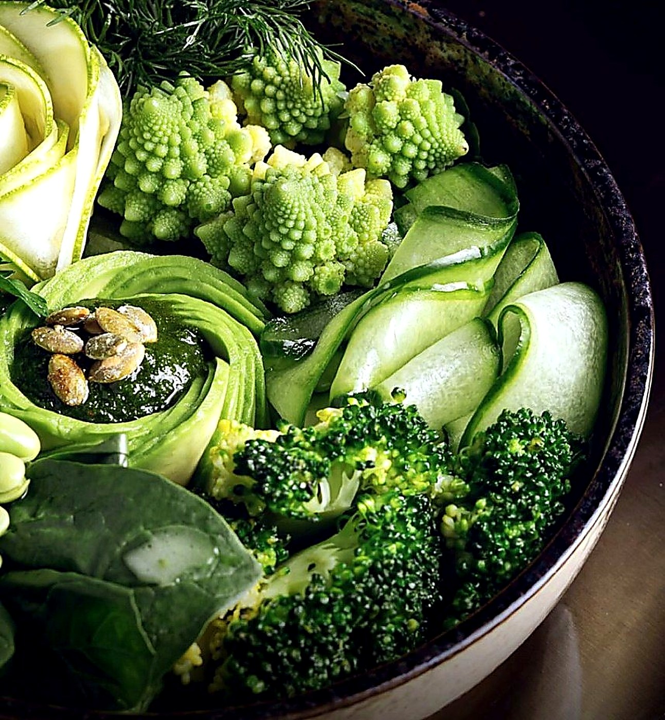 Зелёный салат